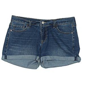 Two pairs Old Navy denim boyfriend shorts size 16